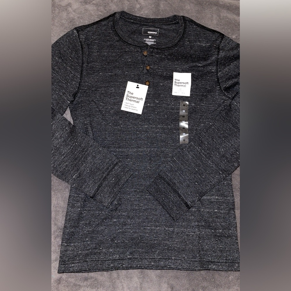 MENS THERMALS/LONG SLEEVE BRAND NEWw/TAGS ALL SIZE MEDIUM.PRICE is FOR ALL 3
